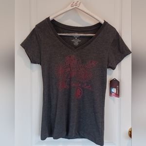 NWT COLOSSEUM MEDIUM FLORIDA STATE WOMENS V-NECK TSHIRT STYLE# BETS30054G14